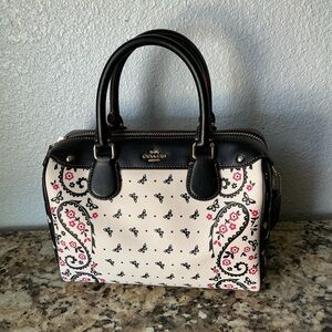 Coach Mini Bennet Butterfly Bandana Satchel
